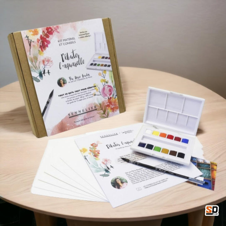 Marie Boudon Entdeckungsbox - La Petite Aquarelle - Geblümtes Thema