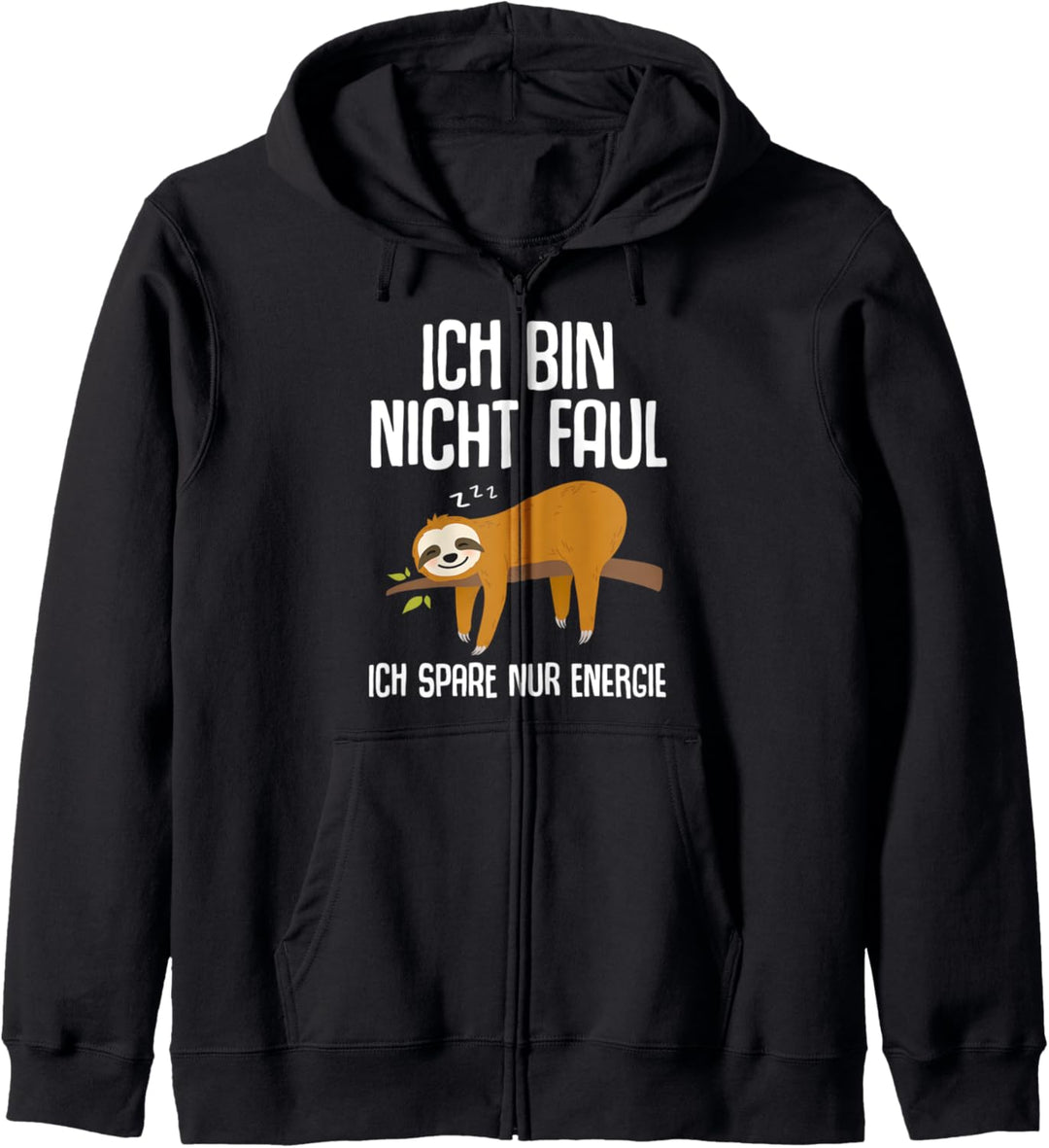 Lustiger Faultier Spruch Mitarbeiter Arbeitskollege Geschenk Kapuzenjacke