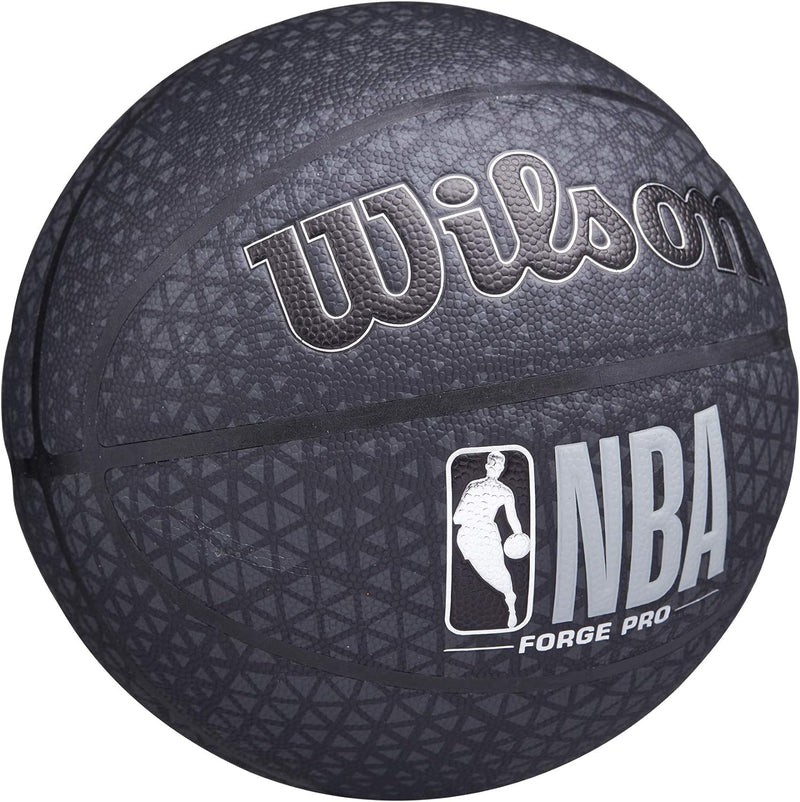 Wilson NBA Forge Pro Printed Ball WTB8001XB, Unisex basketballs, Black, 7 EU