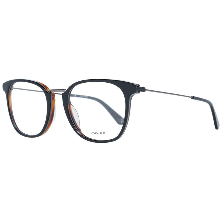 Police Unisex Vpl686510nk7 Sunglasses, Shiny Grey Top + Havana, 51