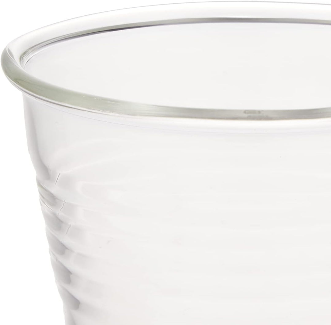 Seletti Vorratsdose Kaffee Tassen und Rührlöffel, Glas, transparent, Set 6