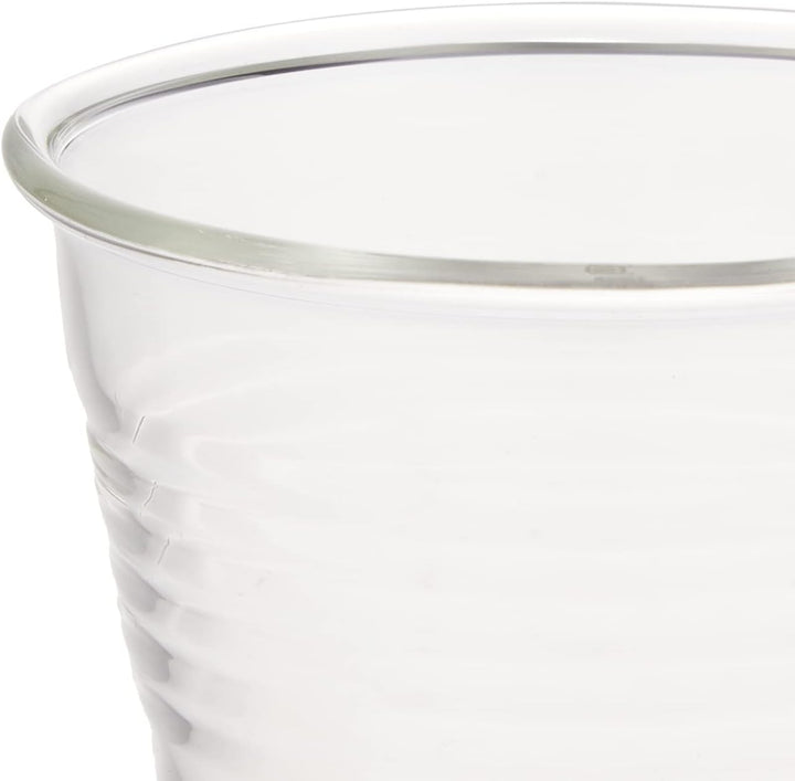 Seletti Vorratsdose Kaffee Tassen und Rührlöffel, Glas, transparent, Set 6