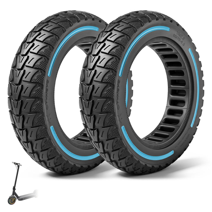 60/70-6,5 Vollgummireifen 10 Zoll Solide Reifen für Xiaomi 5/5 Pro/5 Max,für Ninebot Max G30/Max G30