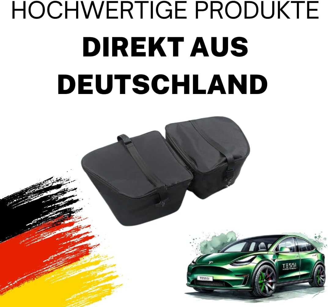TESSI Frunk Kühltasche passend für das Tesla Model Y - wasserdichte isolierte Frunk Kühltasche - 2-t