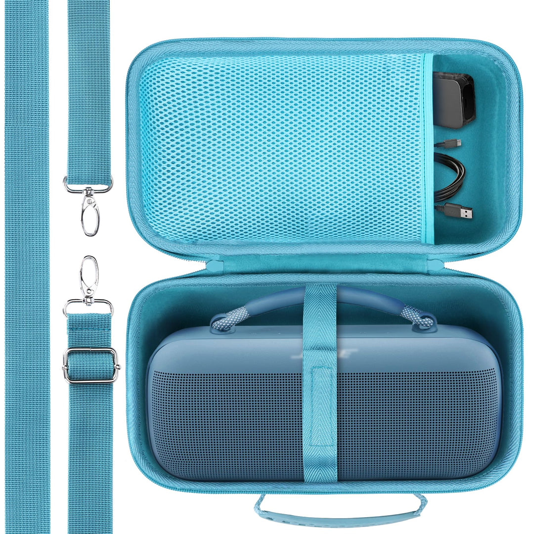 Hart Schutz Hülle Etui für Bose Neuer Tragbarer SoundLink Max Grosser Wasserdichter -Lautsprecher Bl