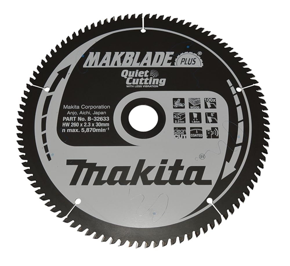 Makita Makblade+ Saegeblatt, 260 x 30 mm, 100Z, B-32633