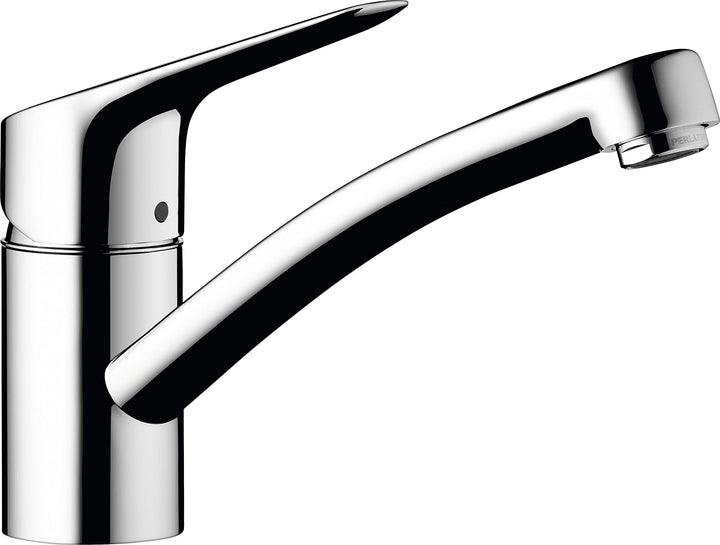 hansgrohe Küchenarmatur MySport, Wasserhahn Küche mit Auslauf Höhe 120 mm, wassersparend, 360° drehb
