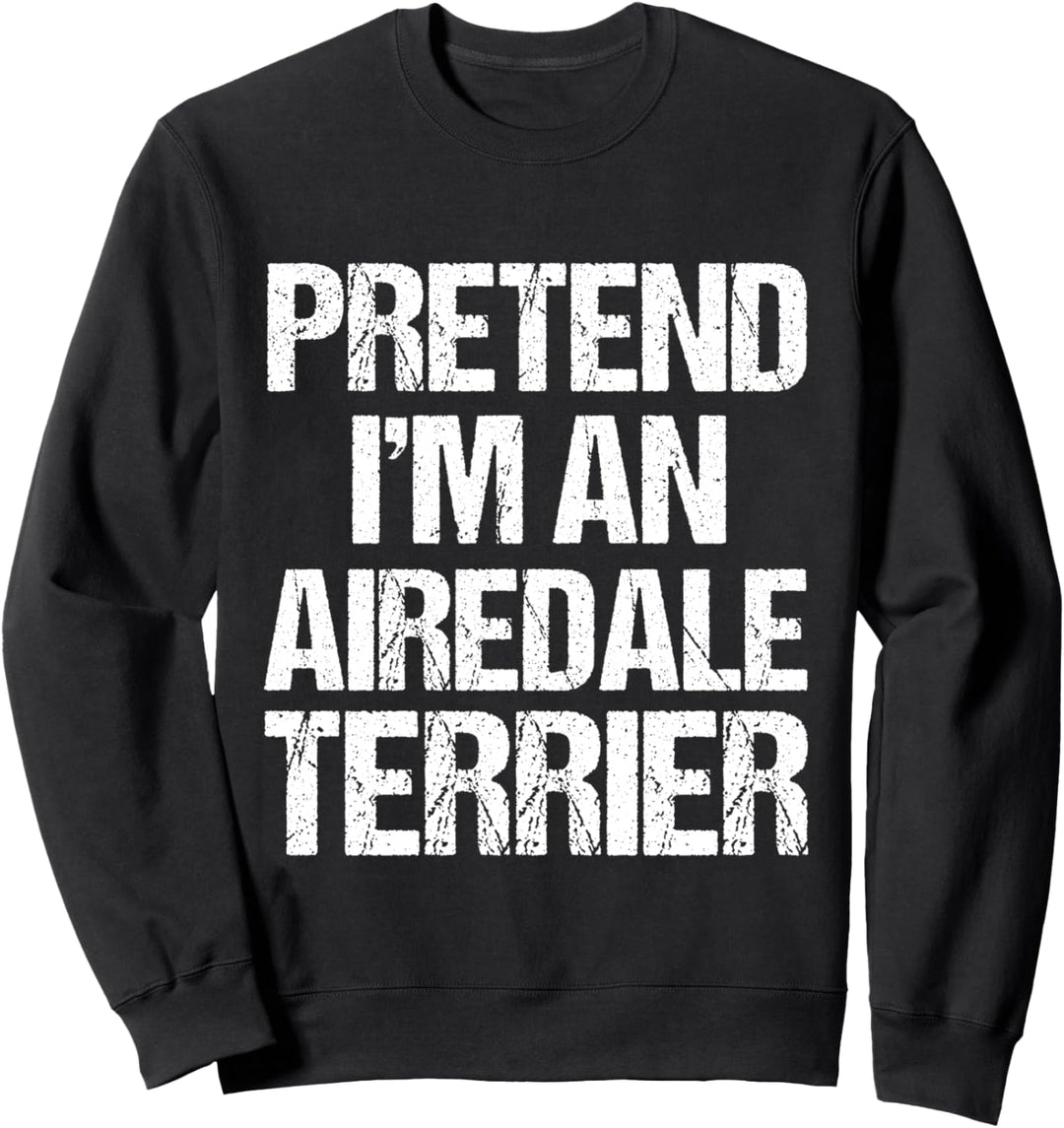 Pretend I'm An Afghan Dog Halloween Kostüm Sweatshirt
