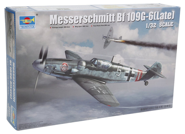 Trumpeter 02297 - Modellbausatz Messerschmitt Bf 109G-6 (Late)