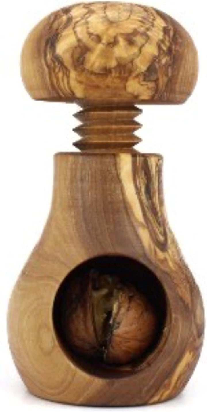Ergonomischer Nussknaker aus Olivenholz Stabiler Nussknacker für Walnüsse und Haselnüsse Geschenk in