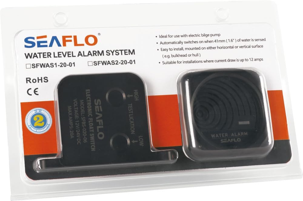 LIGHTEU SEAFLO 12V hohe Wasserstand Bilge Alarmanlage