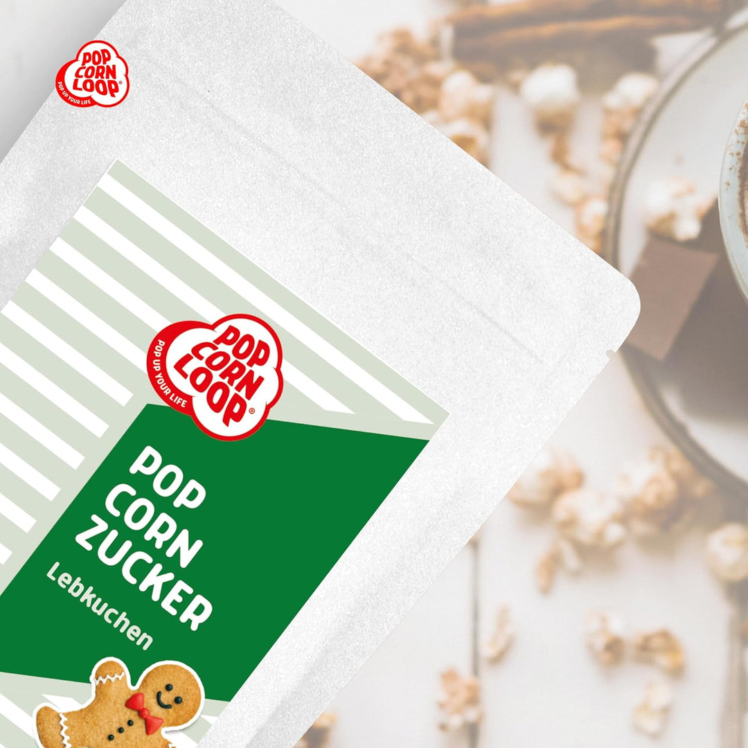 Popcornloop Lebkuchen 300g Gewürz Popcornzubereitung Popcorn Mais Gewürz zum Verfeinern Kochen Backe