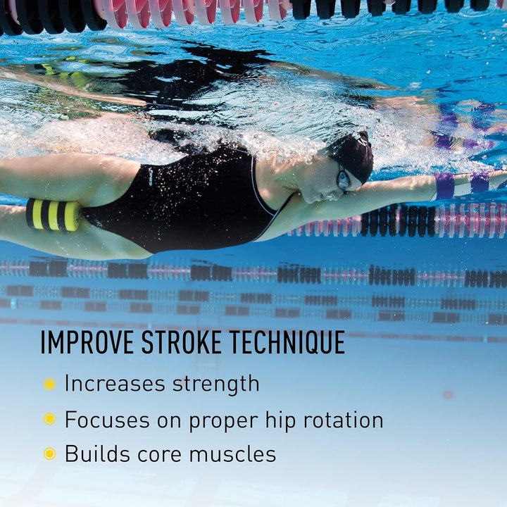 Finis Pull Buoy Foam Ages 12, Yellow/Black, One Size, 0616323200760
