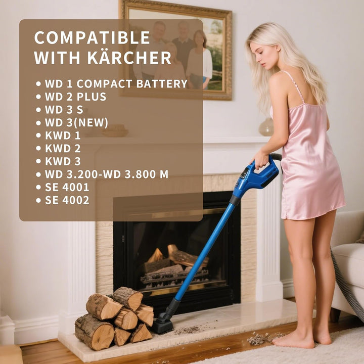 12 Stück KFI 357 Staubsaugerbeutel für Kärcher WD3 WD2 Plus KWD3 KWD2 KWD1 MV3 WD3.200-WD3.800M SE40