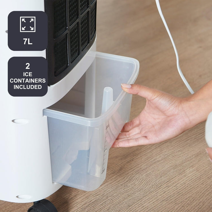 Black+Decker BXAC7E Ventilator Luftbefeuchter, 65, Kunststoff, Weiss 7