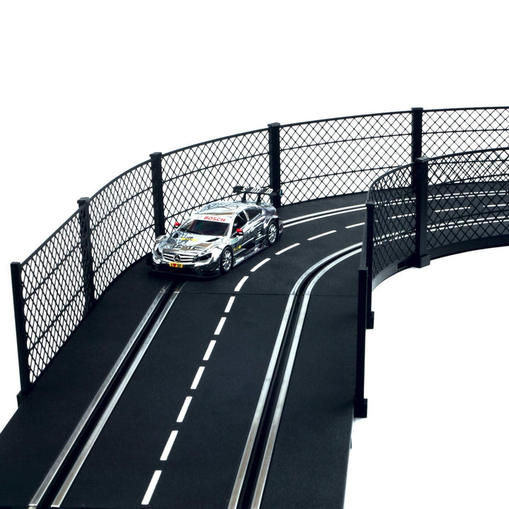 Overdrive-Racing Fangzaun System Schwarz 1m Kompatibel mit Carrera Digital 124 132 EVO Kurven Gerade