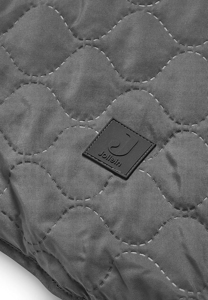 Jollein Kuscheldecke Baby Ø 110 cm - Storm Grey Grau, Grau