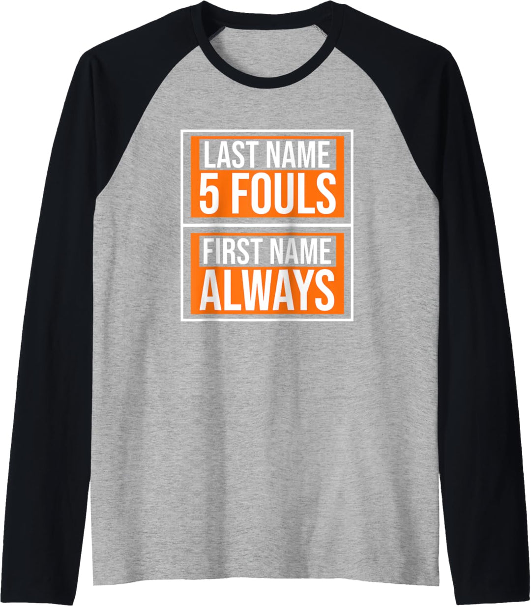 Basketball Fouls - Basketballer Raglan
