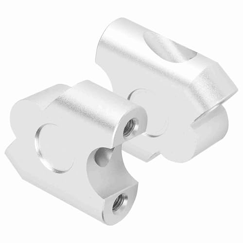 2Pcs Motorrad Lenker Riser Zurück Mount | Duokon Ø 22mm Universal Lenker Riser Lenkerklemme Adapter