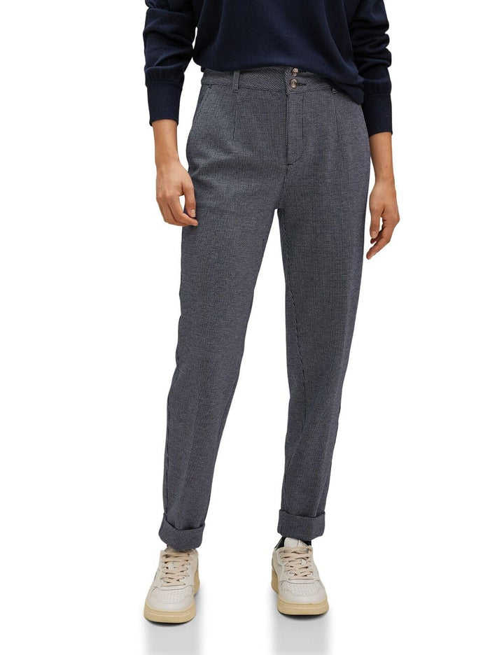 Street One Damen Chinohose Jacquard, 34W / 28L