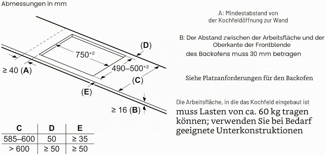 Bosch PIV831HB1E Serie 6, Einbau-Induktionskochfeld 80 cm, Schwarz Neue Version, Neue Version