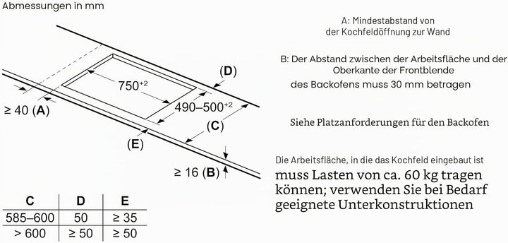 Bosch PIV831HB1E Serie 6, Einbau-Induktionskochfeld 80 cm, Schwarz Neue Version, Neue Version