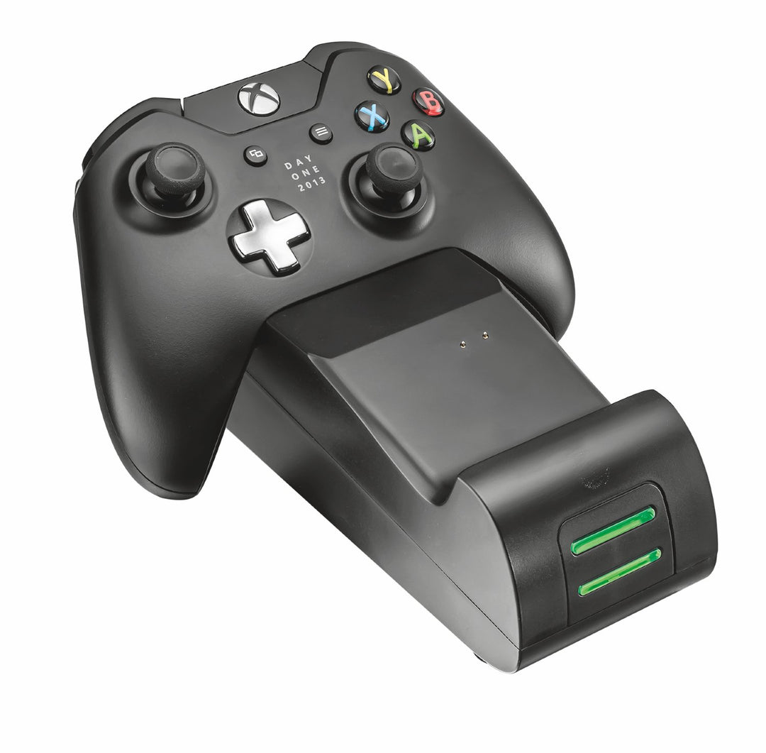 Trust Gaming GXT 247 Xbox One Controller Ladestation inkl. Akku (2-Fach) schwarz Xbox One mit auflad