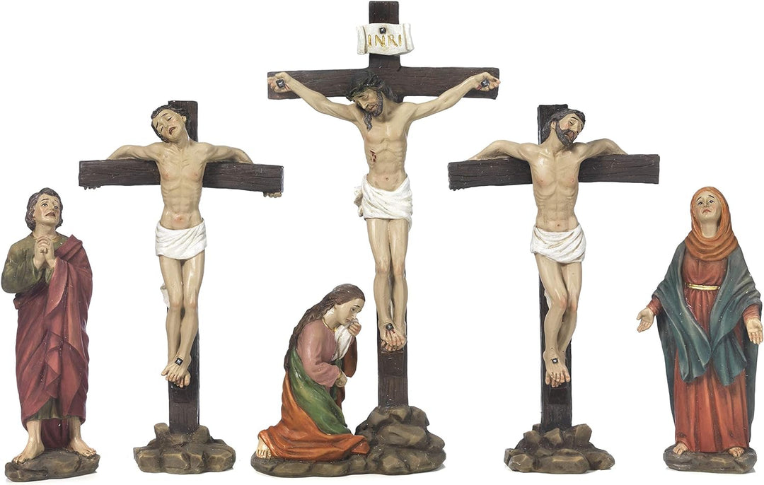 PABEN Osterkrippe Kreuzigung Jesu 6 Themen, 5 Stück cm 21,8