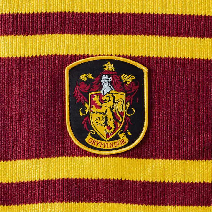Elbenwald Harry Potter Schal in Hogwarts Hausfarben und Fransen 24 x 170 cm verschiedene Designs Rot