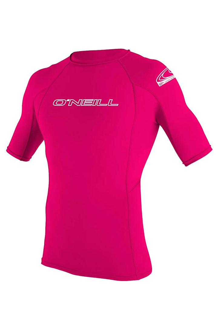 O'Neill Wetsuits Jungen Uv Schutz youth basic skins S/S crew 16 Wassermelone, 16 Wassermelone