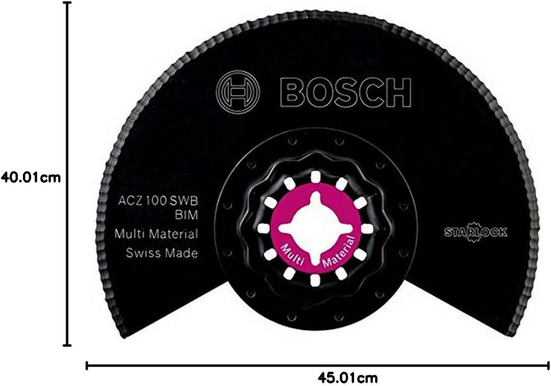Bosch Accessories Bosch 2609256976 DIY PMF Segmentwellenschliffmesser ACZ 100 SWB BIM 100mm, ACZ 100