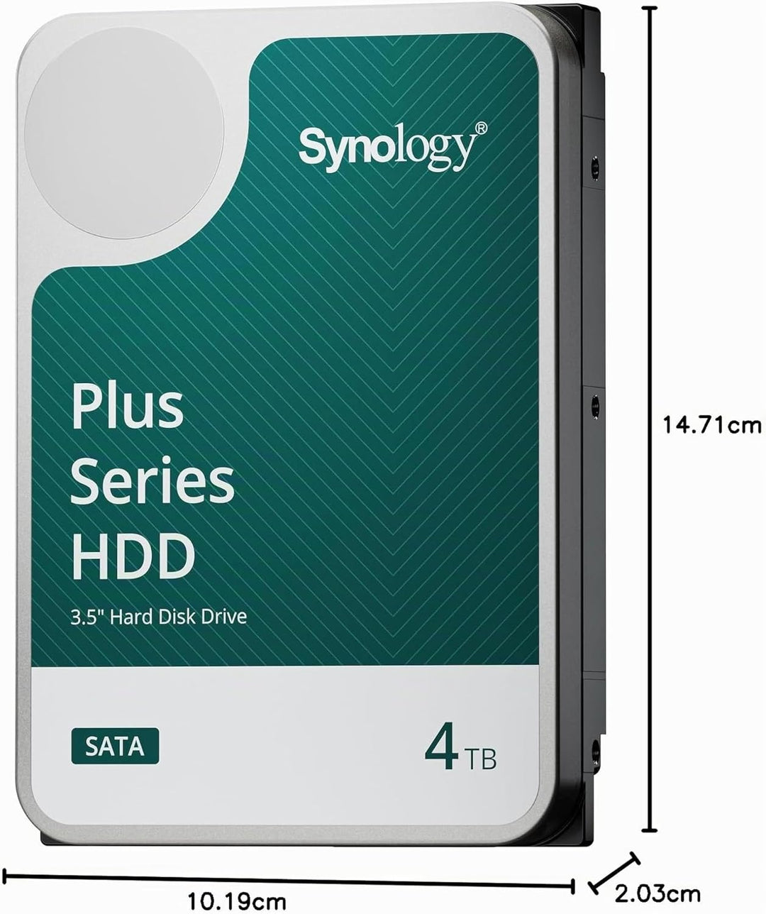 Synology Plus HAT33004T Festplatte (4 TB, intern, 8,9 cm (3,5 Zoll), SATA (SATA/600) 4TB, 4TB
