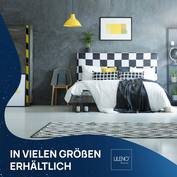 LILENO HOME Federkissen 80x80 cm [1er Set] - Kissen 80 x 80 cm aus Federn als Kopfkissen, Schlafkiss