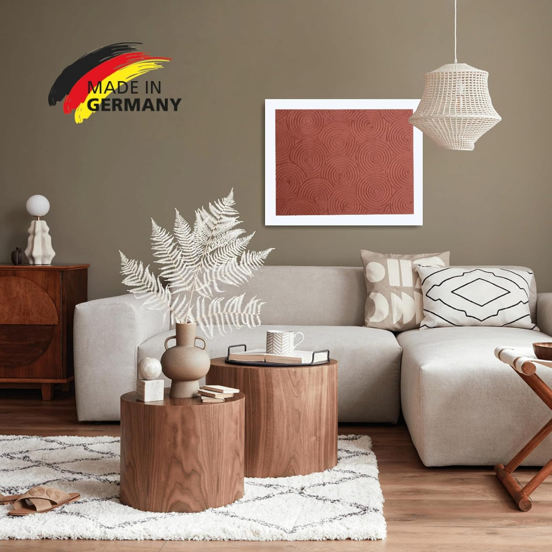 LM-Kreativ LM Struktur Paste fein 1,7 KG - Rost Rot - Strukturpaste für Leinwand - Perfekt für Bilde
