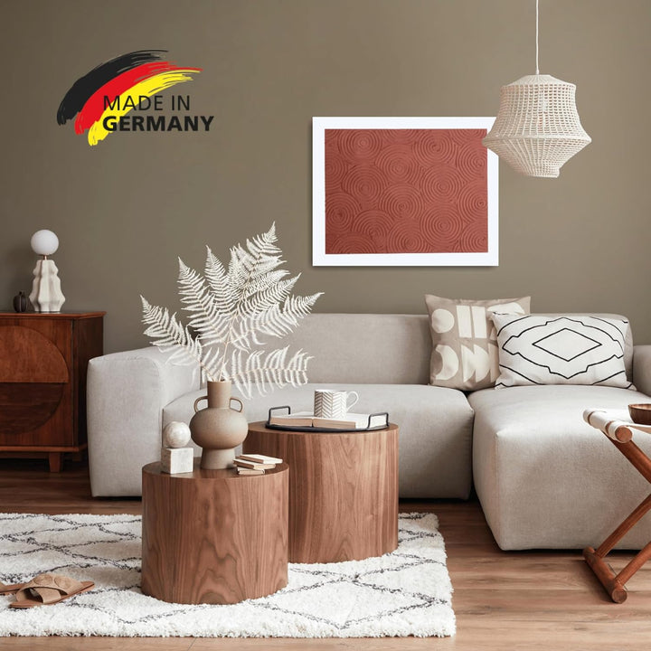 LM-Kreativ LM Struktur Paste fein 1,7 KG - Rost Rot - Strukturpaste für Leinwand - Perfekt für Bilde