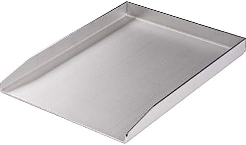 RuSchi BBQ universal Grillplatte aus Edelstahl BBQ Grillaufsatz Plancha