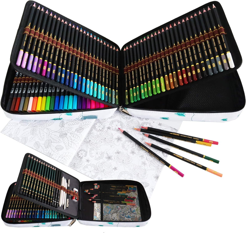 YJYHART Aquarellstifte Pinsel Marker Stifte Set,Filzstifte Doppelseitig,Buntstifte Professionell Zei