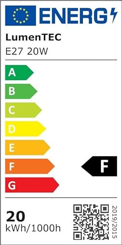 10x E27, LED E27, LED lampe E27, E27 20W Neutralweiss, 1790 Lumen Ø70mm Ra 80, 230V CCD Ersetz 150W