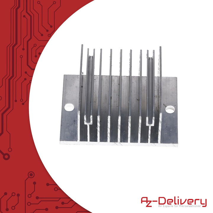 AZDelivery Cooling Kit für Peltier-Elemente – Kühlkörper & Lüfter-Set für thermoelektrische Kühlung