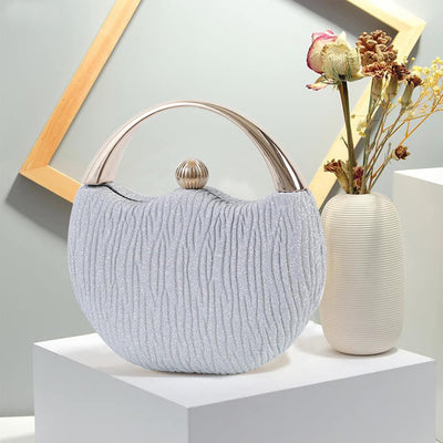 CORIOS Damen Abendtasche Funkelnd Clutch Glitzer Henkeltasche Glänzend Umhängetasche Hochzeit Brautb