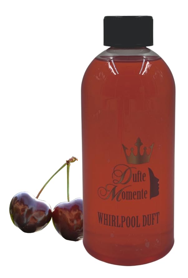 Dufte Momente | Whirlpool Duft Kirsche 500ml | mit naturreinen und natürlichen ätherischen Ölen | ke