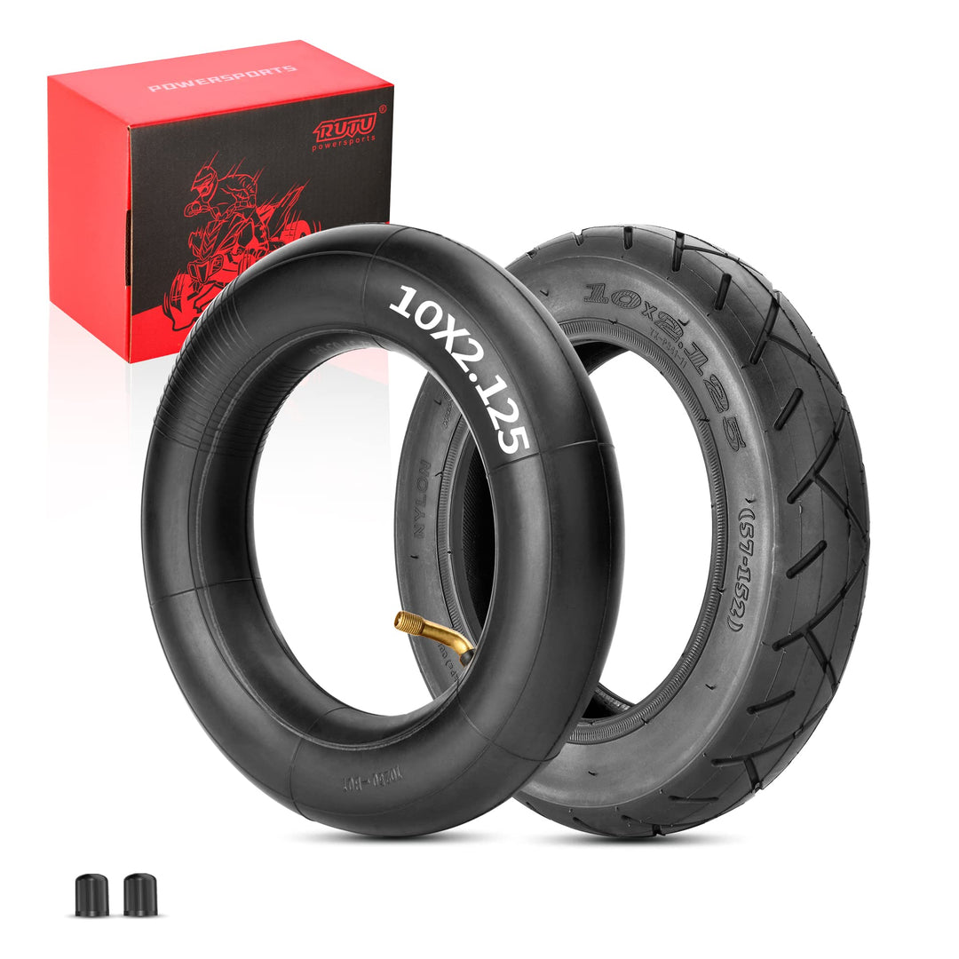 10 x 2,125 Reifen 10 "+ Schlauch Ersatz für Smart 2-Rad Elektroroller 10 Zoll Einrad