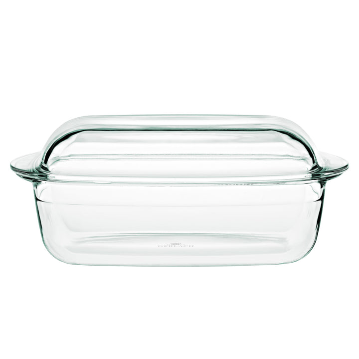 Gerlach 1760 Auflaufform 4,5 l Aus Hitzebeständigem Glas Borosilikatglas Mit Deckel Rechteckig 27 x