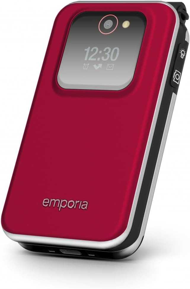 Emporia - JOY LTE - Big Button 4G FLIP Handy, ideal für ältere Menschen - Entsperrter, grosser 2,8-Z