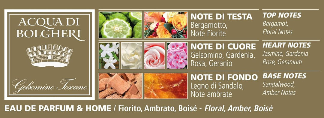 Dr. Taffi Aqua di Bolgheri Eau de Parfum Gelsomino Toscano 50ml