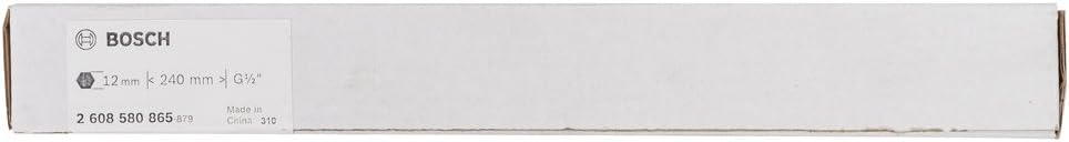 Bosch ProfessionalAdapter 1/4"-Sechskant zu G 1/2" (Länge: 240 mm) 2608580865 6-kant, 2608580865 6-k