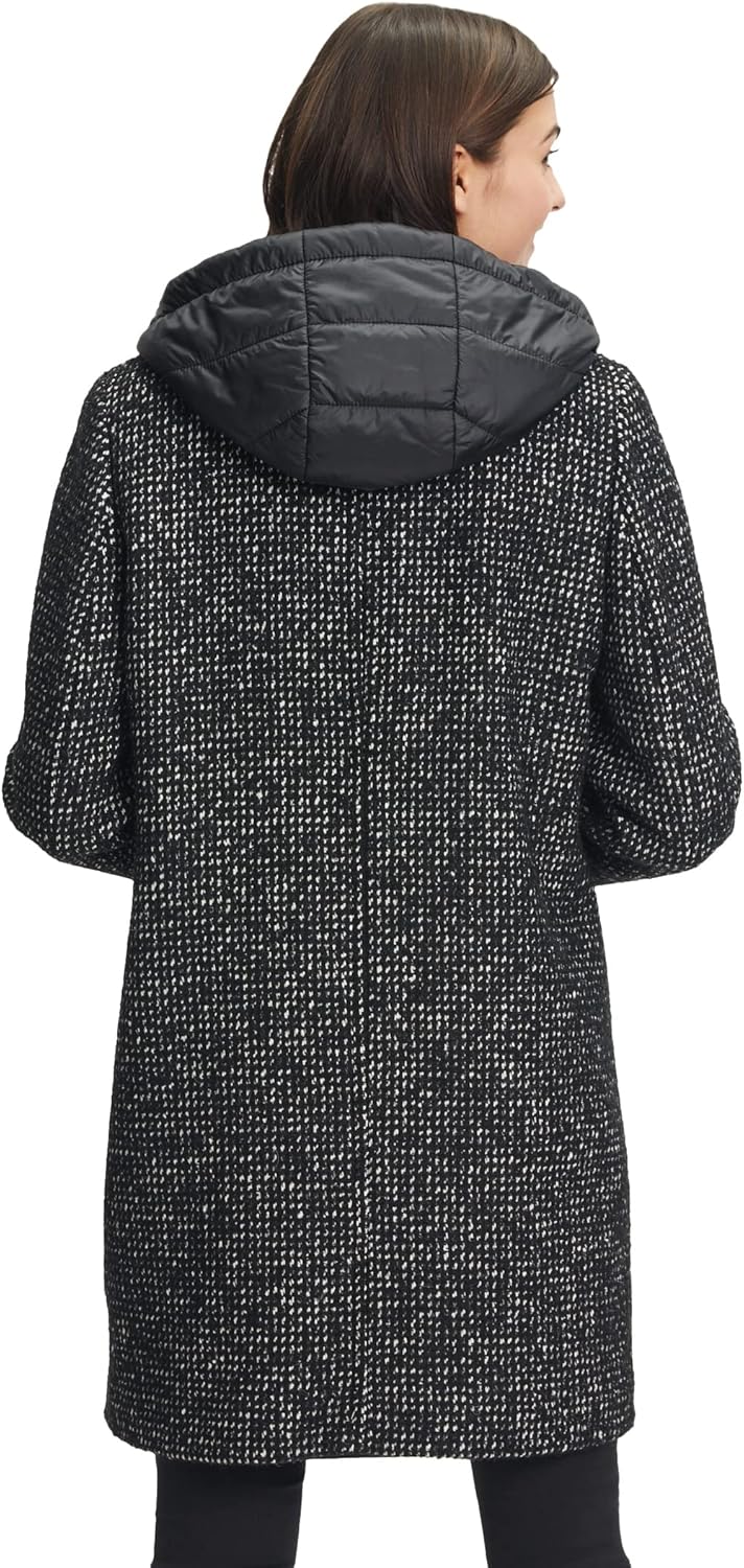 Gil Bret Damen Winterjacke mit Westenteil 42 9810 Black/White, 42 9810 Black/White