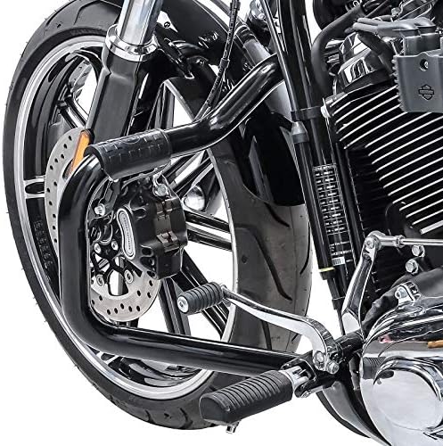 Sturzbügel Mustache II Kompatibel für Harley Davidson Softail 18-21 schwarz