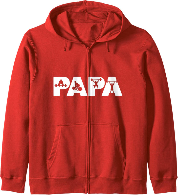Gewichtheber-Papa, Lustiger Papa Gewichtheber-Vater-Geschenk Kapuzenjacke