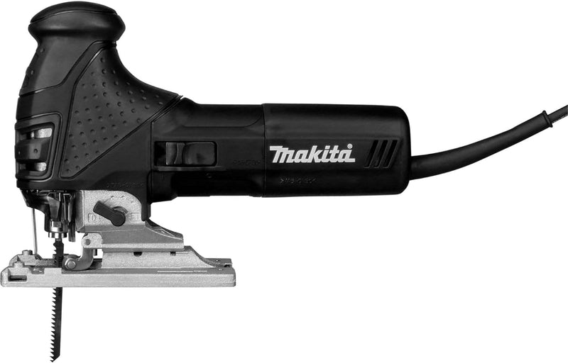 Makita 4351FCTJB Pendelhubstichsäge 135 mm mit LED in schwarz Black, Black